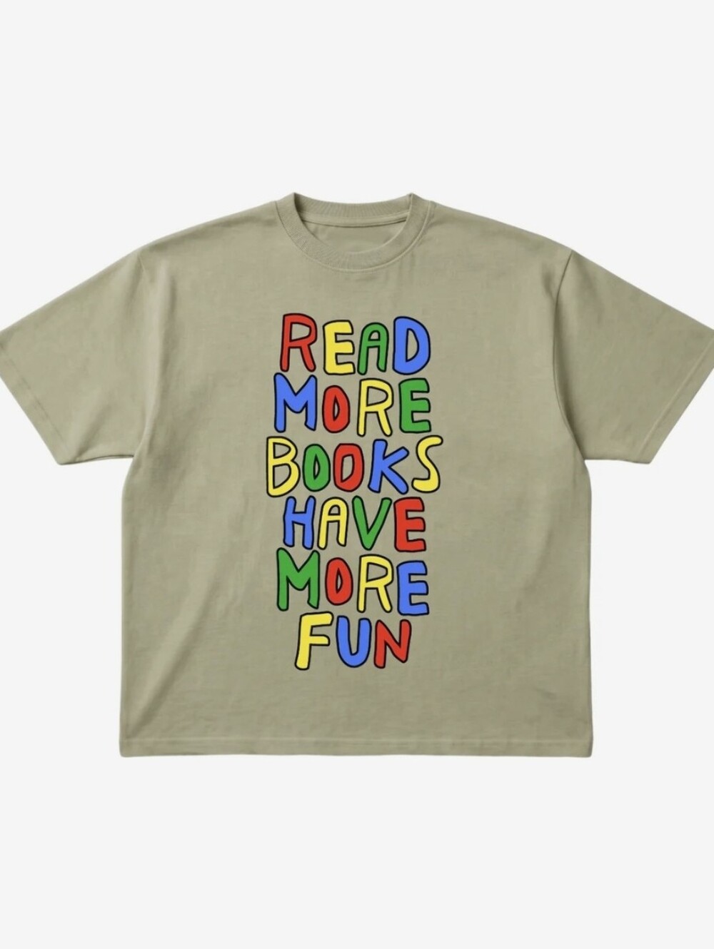 Read More Books Short Sleeve Tee - Olive